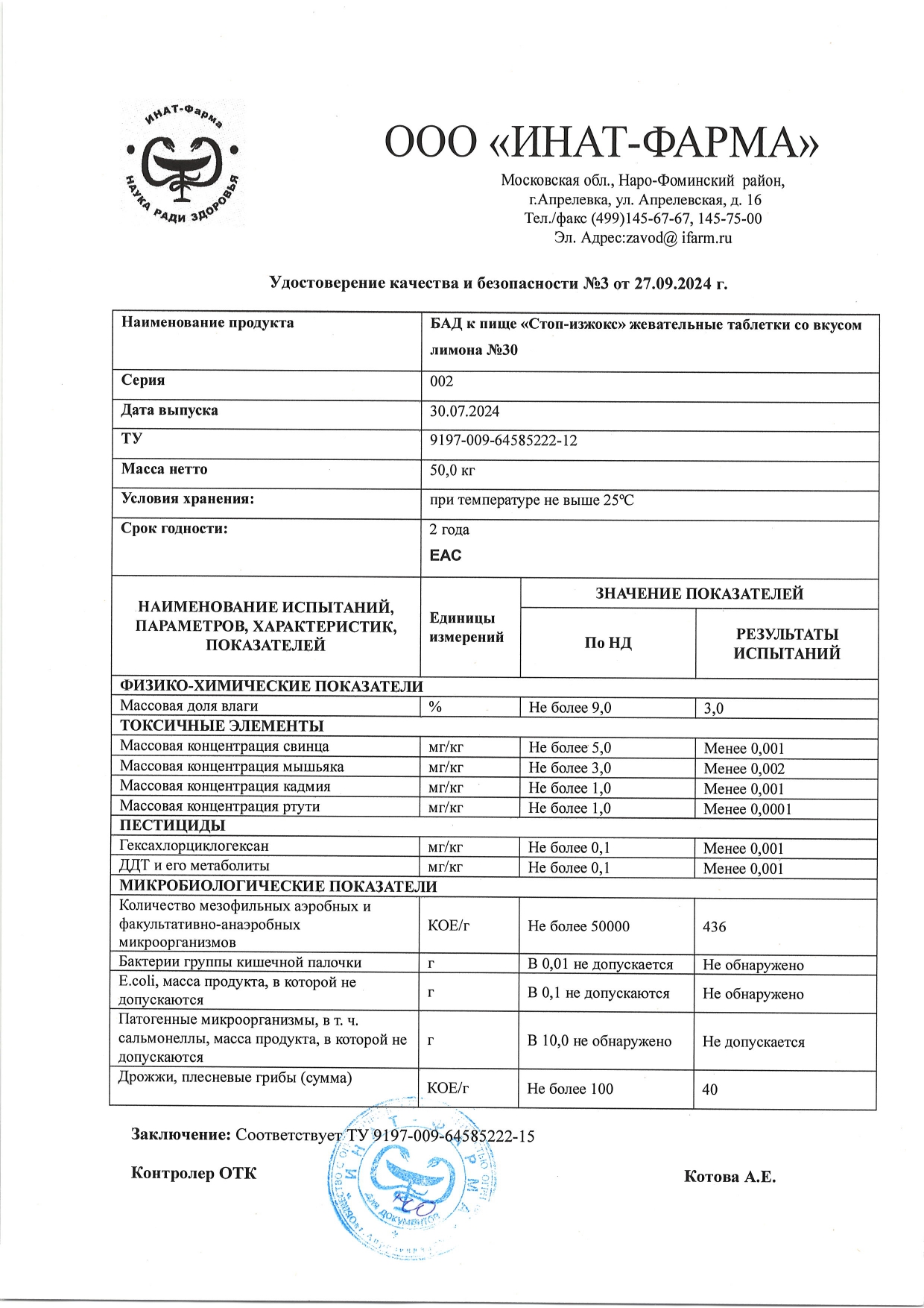 Паспорт №072024